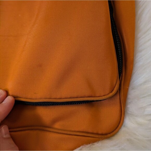 LL Bean Orange Travel Camping Hanging Toiletry Bag - Picture 3 of 8